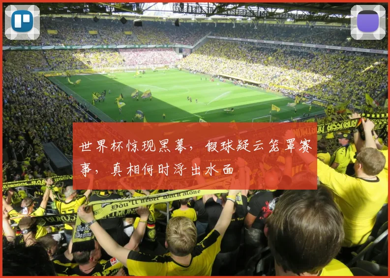 世界杯惊现黑幕，假球疑云笼罩赛事，真相何时浮出水面